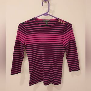 Ralph Lauren 3/4 sleeve baby tee